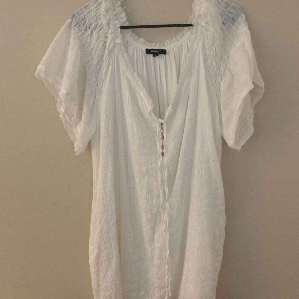 Wishlist Sz L White Dress